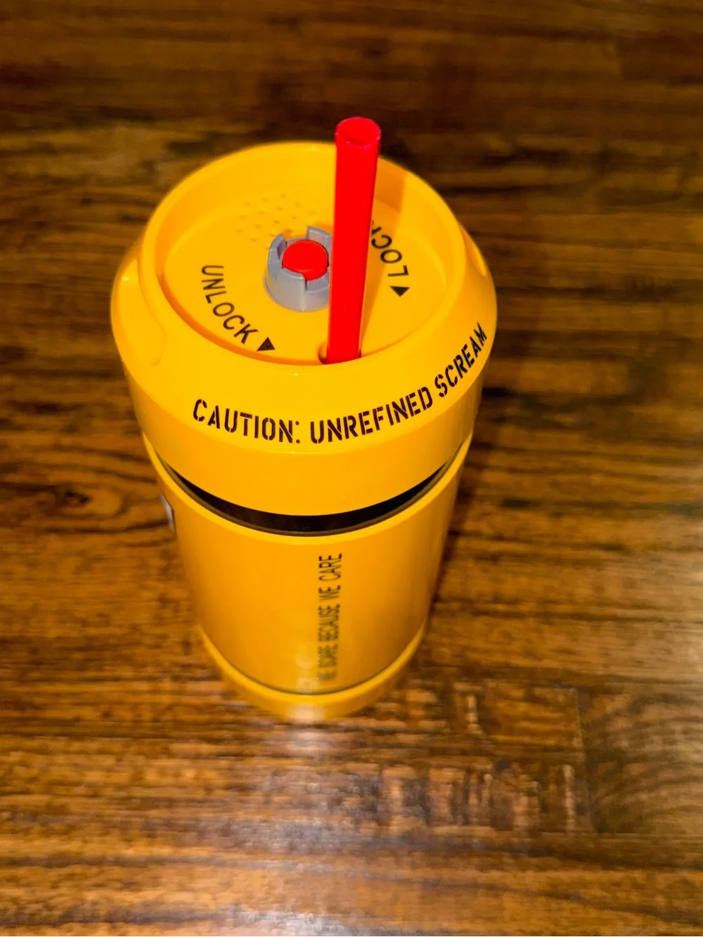 Disney Parks Monsters Inc. Scream Canister Cup Bottle Sipper Mug SOUND TESTED